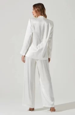 Brigitta Satin Wide Leg Pants -ASTR the Label Store AP7265S WHITE 6 scaled