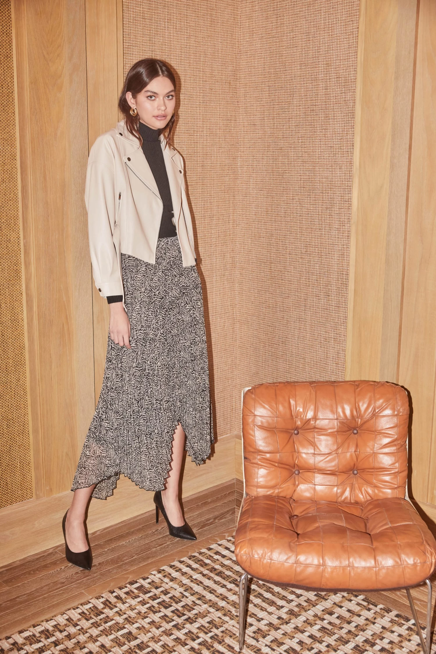 Animal Instinct Pleated Midi Skirt 6 Animal Instinct Pleated Midi Skirt - Image 6