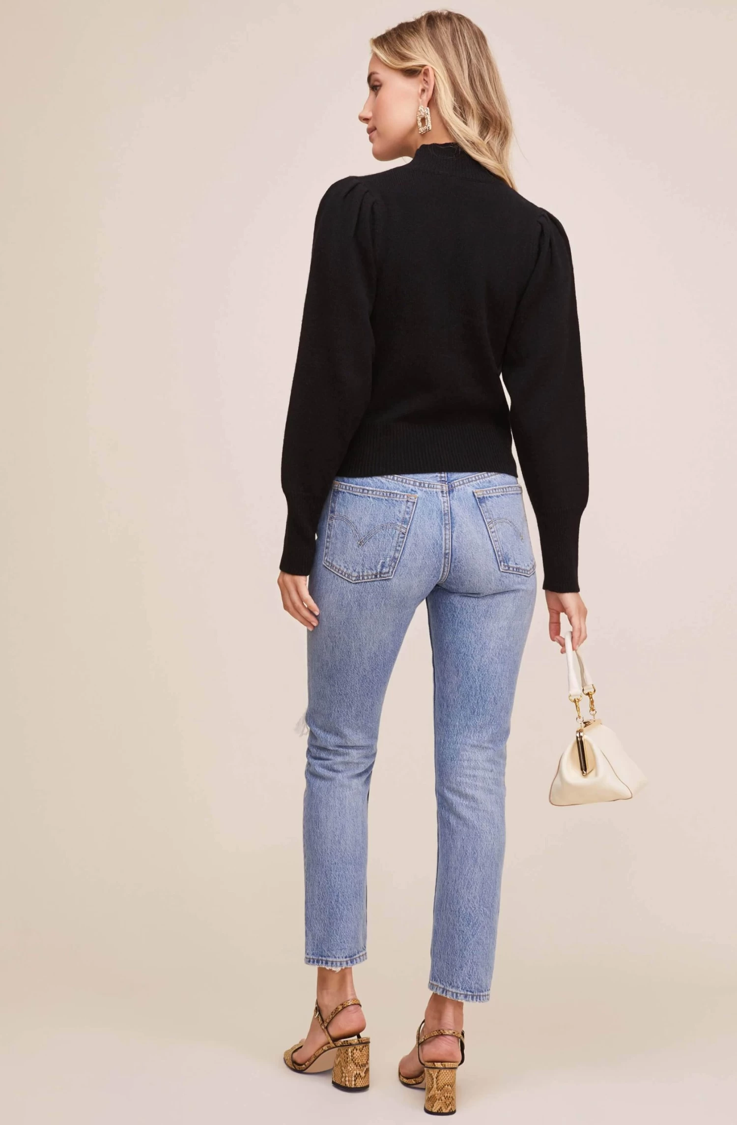 Lana Puff Sleeve Sweater 7 Lana Puff Sleeve Sweater - Image 7