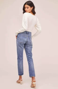 Puff Sleeve Ribbed Bodysuit -ASTR the Label Store AT15648 IVORY 5 scaled