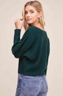 June Sweater 25 June Sweater -ASTR the Label Store AT15919 DARK GREEN 5 scaled