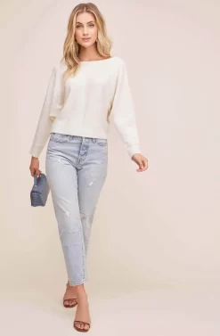 June Sweater 29 June Sweater -ASTR the Label Store AT15919 OFF WHITE 2 scaled