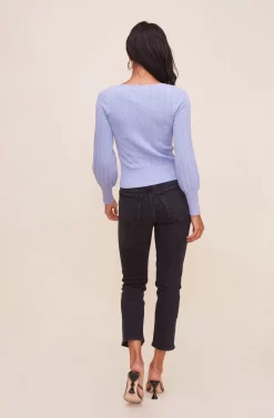 Square Neck Sweater -ASTR the Label Store AT15961 003 POWDERBLUE 8 scaled