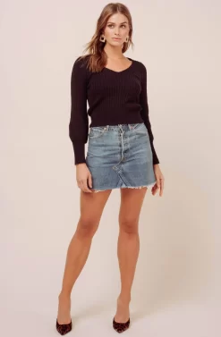 Mila Sweater -ASTR the Label Store AT15981 BLACK 1 scaled