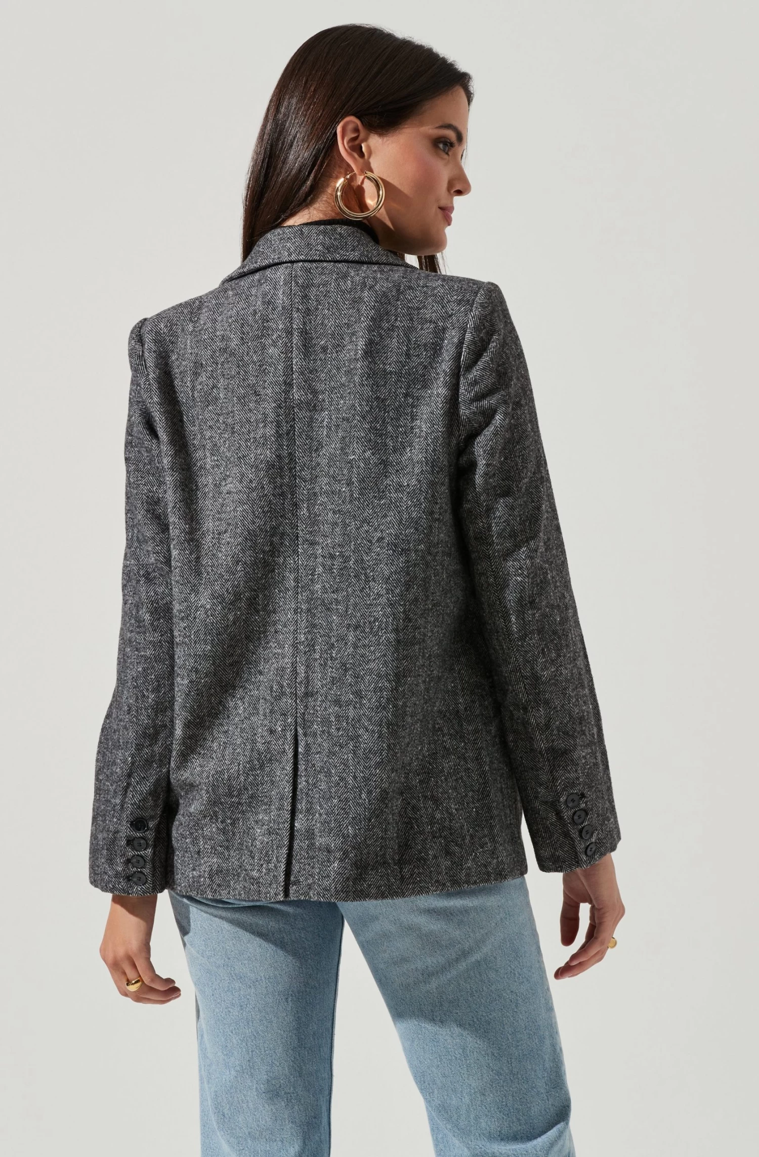 One Button Blazer 4 One Button Blazer - Image 4