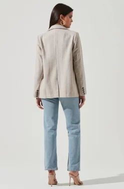 One Button Blazer 13 One Button Blazer -ASTR the Label Store AT16133 TAUPE 3 scaled