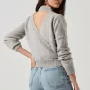 Reversible Open Back Sweater
