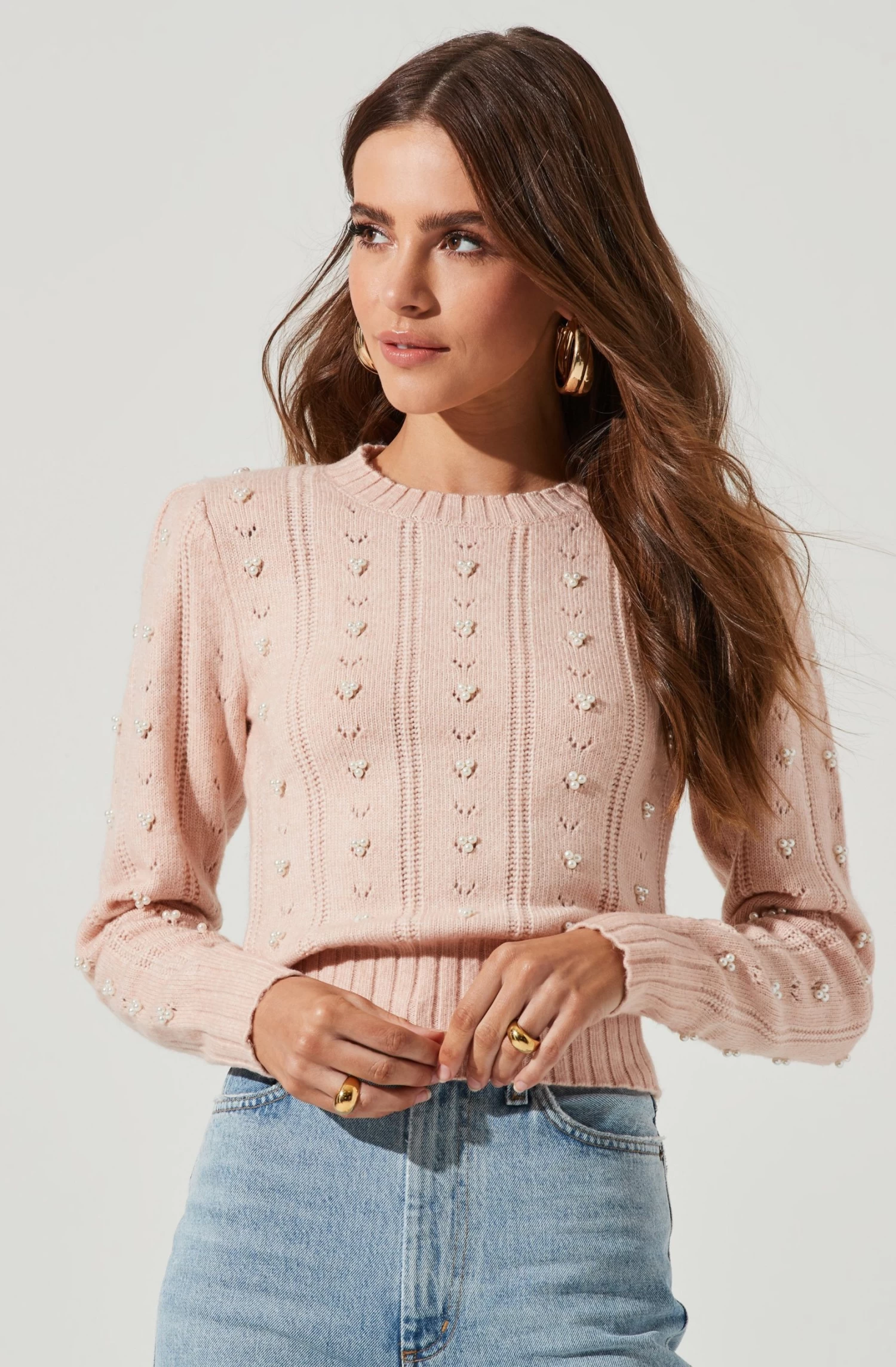 Long Sleeve Pearl Sweater 11 Long Sleeve Pearl Sweater - Image 11