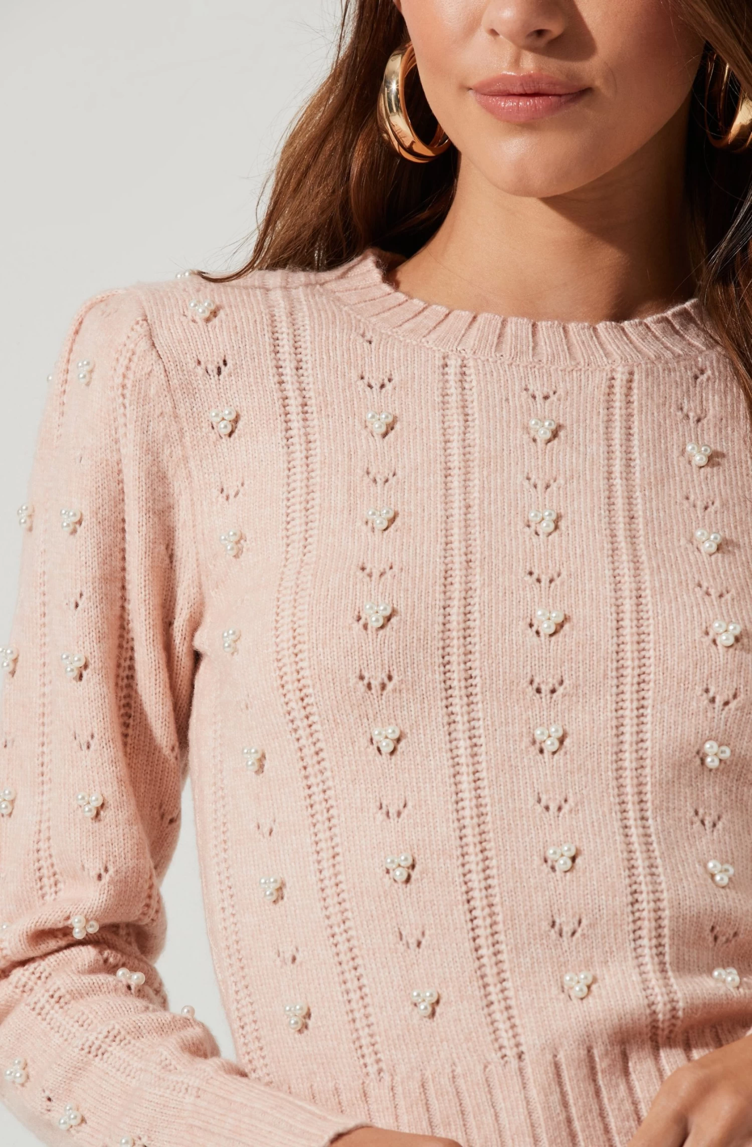 Long Sleeve Pearl Sweater 8 Long Sleeve Pearl Sweater - Image 8