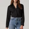 Tie Back Corset Button Up Top
