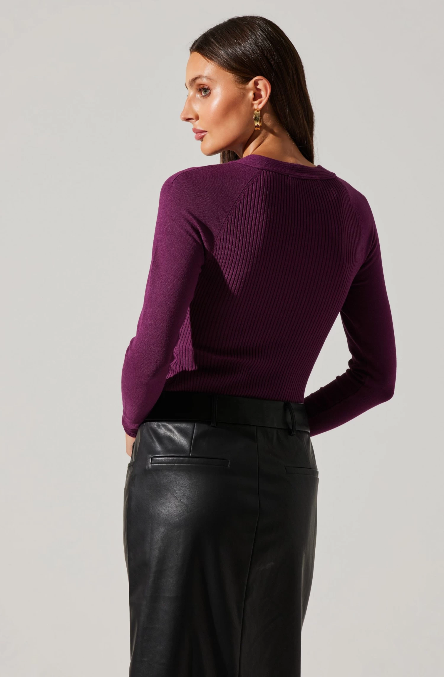 Twist Neck Cutout Sweater 12 Twist Neck Cutout Sweater - Image 12