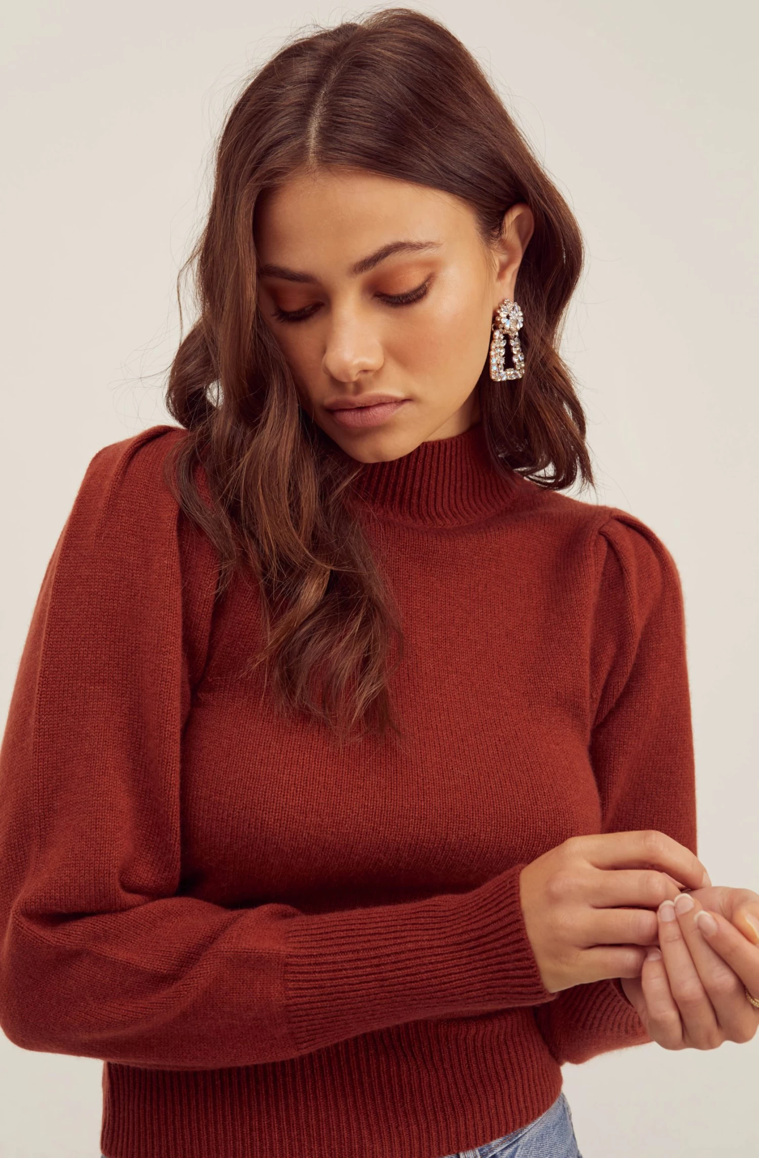 Lana Puff Sleeve Sweater 1 Lana Puff Sleeve Sweater