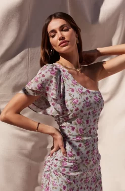 Lisa Floral One Shoulder Dress 13 Lisa Floral One Shoulder Dress -ASTR the Label Store KN9A1508 scaled