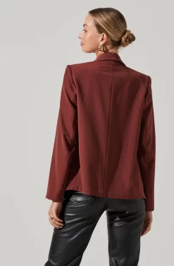 Blazer Jacket -ASTR the Label Store LT17376 FCI GARNET 5 scaled