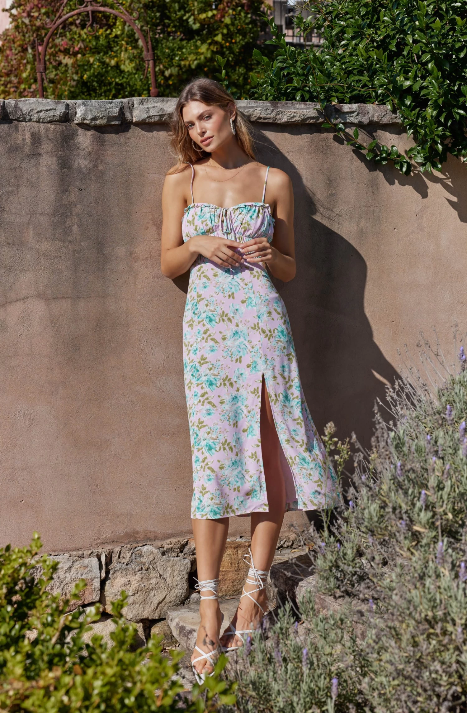 Avalee Floral Cutout Midi Dress 5 Avalee Floral Cutout Midi Dress - Image 5