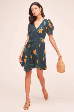 Asymmetrical Floral Dress 6 Asymmetrical Floral Dress -ASTR the Label Store Look86 2304